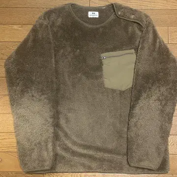UNIQLO x Engineered Garments 플리스 풀오버 브라운