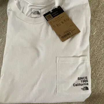 THE NORTH FACE 포켓 티셔츠 L 화이트