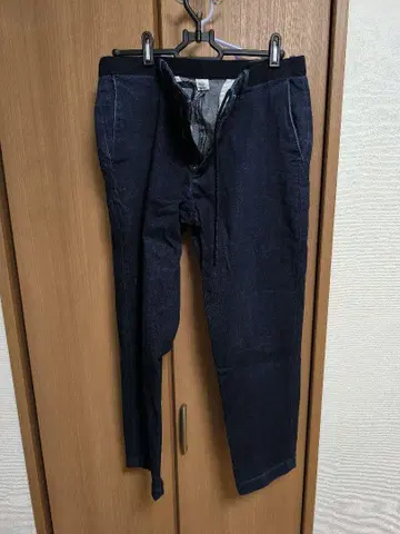 유니클로 앵클 팬츠 데님 M