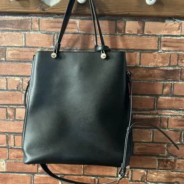 블랙 심플 토트백