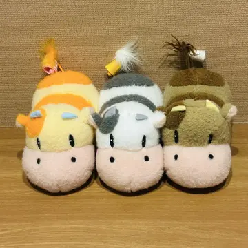 목장 이야기 복슬복슬 소 봉제 인형 3체 세트 택 포함 새상품