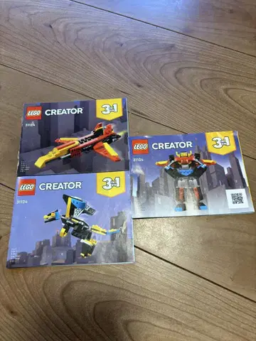 LEGO 크리에이터 3-in-1 31124 장미 부품과 책자