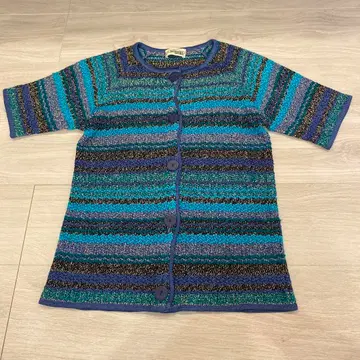이탈리아제 MISSONI SPORT 미쏘니 반팔 니트 가디건