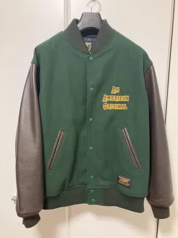 SCHOTT SKOOKUM 별주 바시티 자켓 샷 스쿠컴