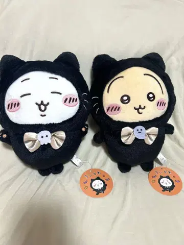 치이카와 토끼 검은 고양이 봉제 인형 2종 세트