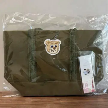 [ 미사용 새상품 ] 페이러 올드 테디 와펜 토트백 소 그린 그린
