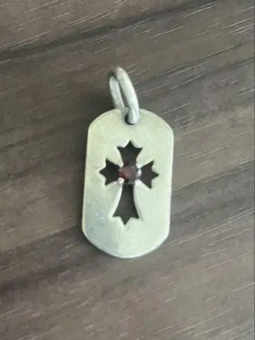 실버 925 십자가 펜던트