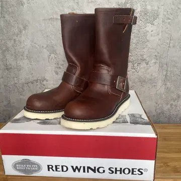 Red Wing Shoes 엔지니어 부츠 브라운