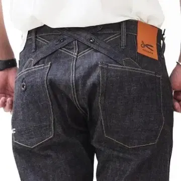 새상품급 DENHAM 덴함 CROSSBACK 크로스백 데님 W30