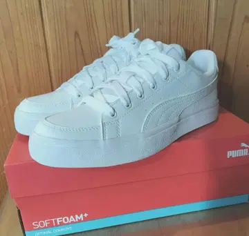 Puma W Court Vulc 화이트 23.5cm 푸마