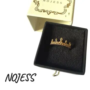NOJESS 크라운 디자인 핑키링 박스 포함 반지