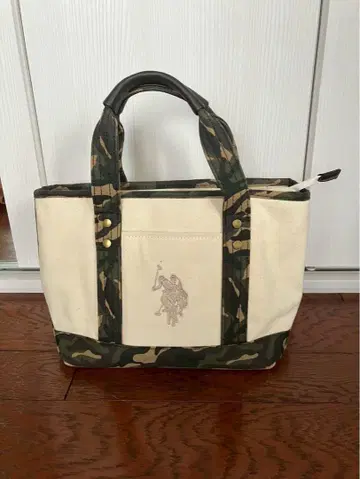 U.S. POLO ASSN. 폴로아 토트백 카모플라쥬 패턴