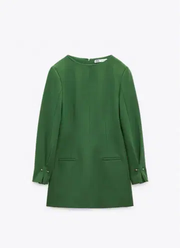 ZARA 아다치 유미 착용 그린 원피스 S
