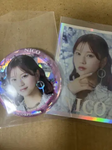 WHITESCORPION NICO 연격 캔뱃지+스티커 호와스피