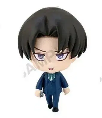 새상품 리바이 피규어 수트 약 6cm 받침대 포함