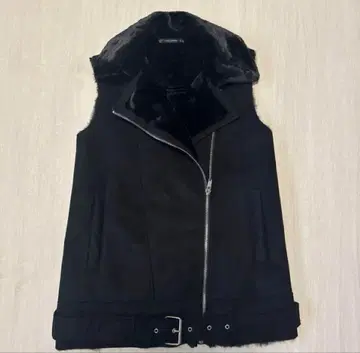ZARA 라이더 베스트 페이크 무스탕 XS-S 사이즈