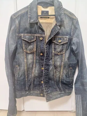 SCOTCH&SODA 다크 블루 데님 자켓 빈티지 가공