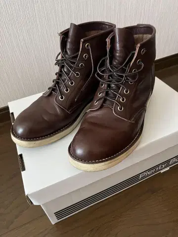 Danner 브라운 가죽 워크 부츠