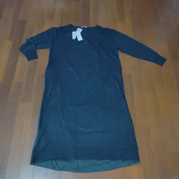 새상품 abahouse mavie 블랙 이소재 절개 니트 원피스