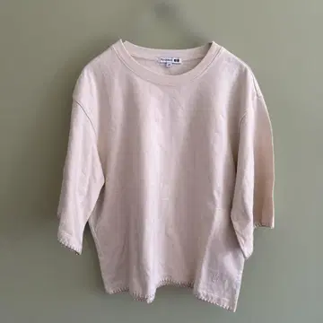 JW ANDERSON UNIQLO 베이지 칠부 셔츠 M 아이보리
