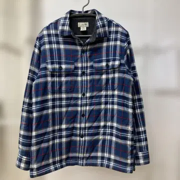 L.L.Bean 체크 무늬 플란넬 셔츠