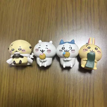 치이카와 (먼작귀) 모두 함께 냠냠 파티 2 피규어 세트 4종 컴플리트