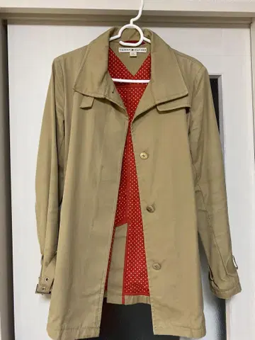 TOMMY HILFIGER 베이지 트렌치코트
