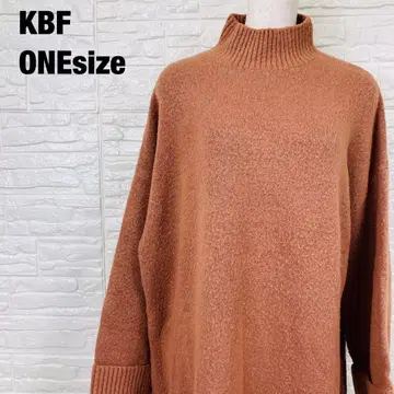 KBF 터틀넥 롱 니트 원피스
