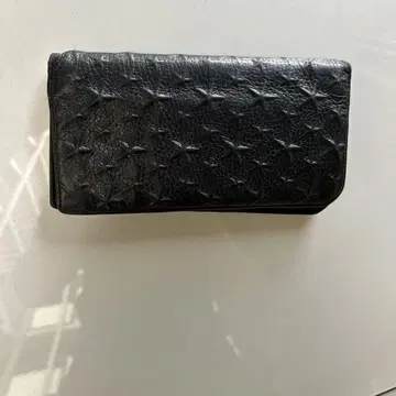 JIMMY CHOO 블랙 가죽 장지갑