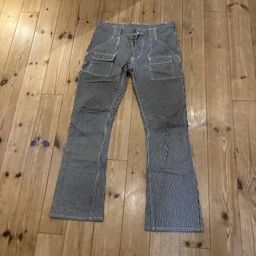 JAPANESE SPIRIT DENIM 스트라이프 워크 팬츠 32