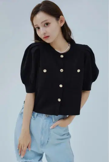 ORGUE gold button knit