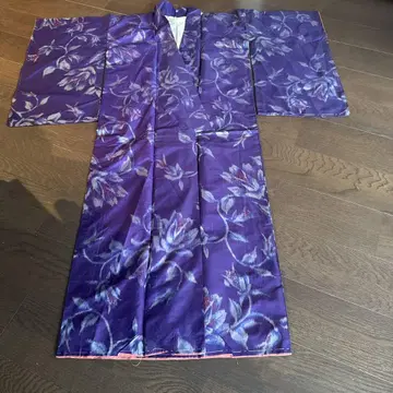보라색 명선 기모노