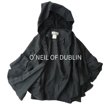 O'NEIL OF DUBLIN 후디 판초 울 얇은 소재 그레이