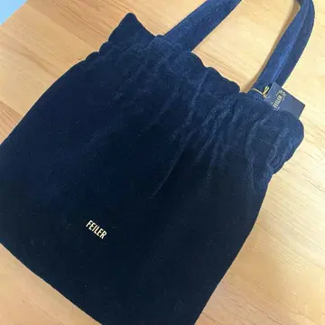 페일러 유니 셔링 플랫백 미사용 새상품 블랙