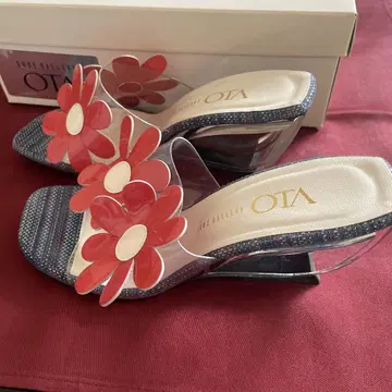 SHOE GALLERY OTA 플라워 뮬