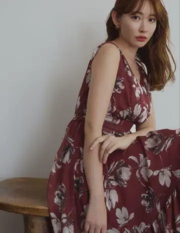 herlipto Anemone Cache-Coeur Long Dress