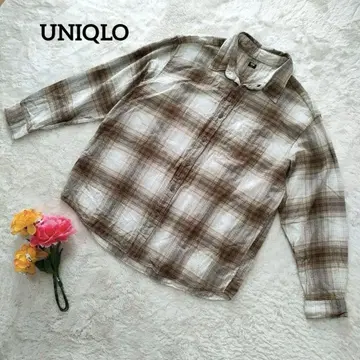 UNIQLO 유니클로 [ 3XL ] 플란넬 체크 버튼 셔츠