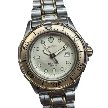 SEIKO SCUBA 손목시계 세이코 여성용 QZ 7N85-0010