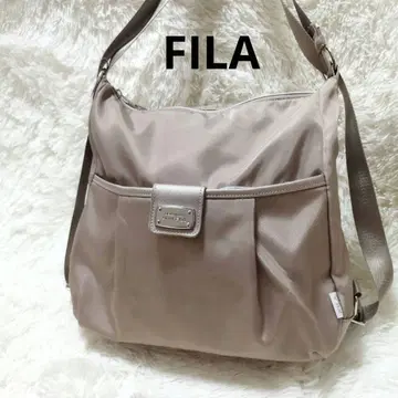 컨디션 최상 FILA 휠라 나일론 3way 토트백 백팩 베이지