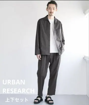 URBAN RESEARCH 롱슬리브 셔츠 셋업