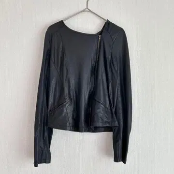 노카라 가죽 자켓 M 경량 얇은 소재 썸머 코트 아우터 a2329