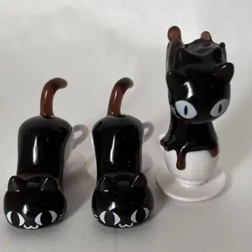 미사용 고양이 컬렉션 피규어 가챠