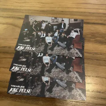 TREASURE LOVE PULSE 엽서 3매 시리얼 미사용