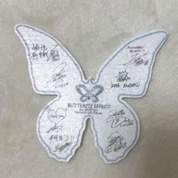 FANTASTICS 메시지 카드 나비 낙하물