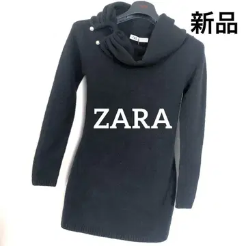 새상품 ZARA 블랙 펄 니트 스웨터