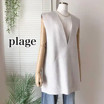 [ 2023AW ] plage WO 오버 베스트 내추럴
