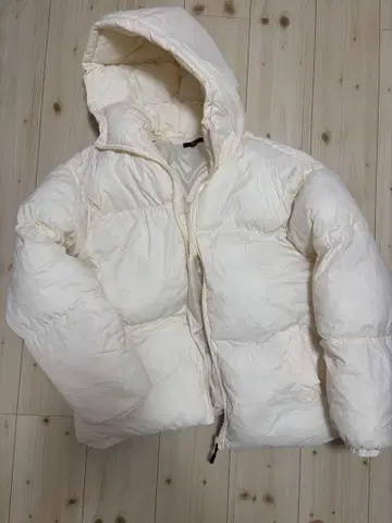 다운 자켓 화이트