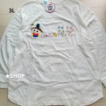 오쟈루마루 긴팔 티셔츠 롱티 3L