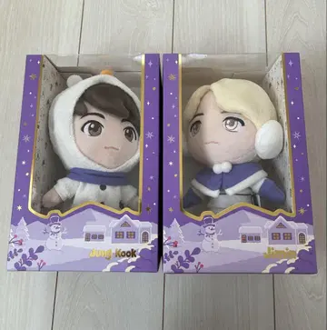 [ 미개봉 ] TinyTAN PLUSH TOY 봉제 인형 2세트