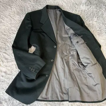 [ 선착순 ] 캐시미어 다크 그린 테일러드 자켓